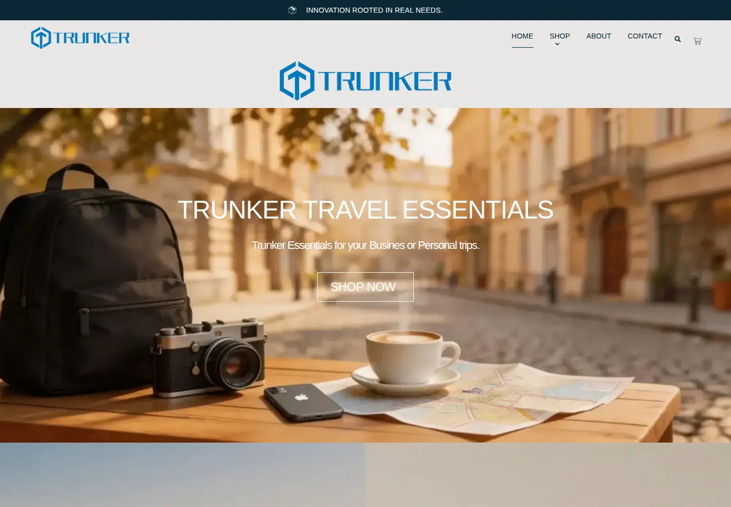 Screenshot of itrunker.com