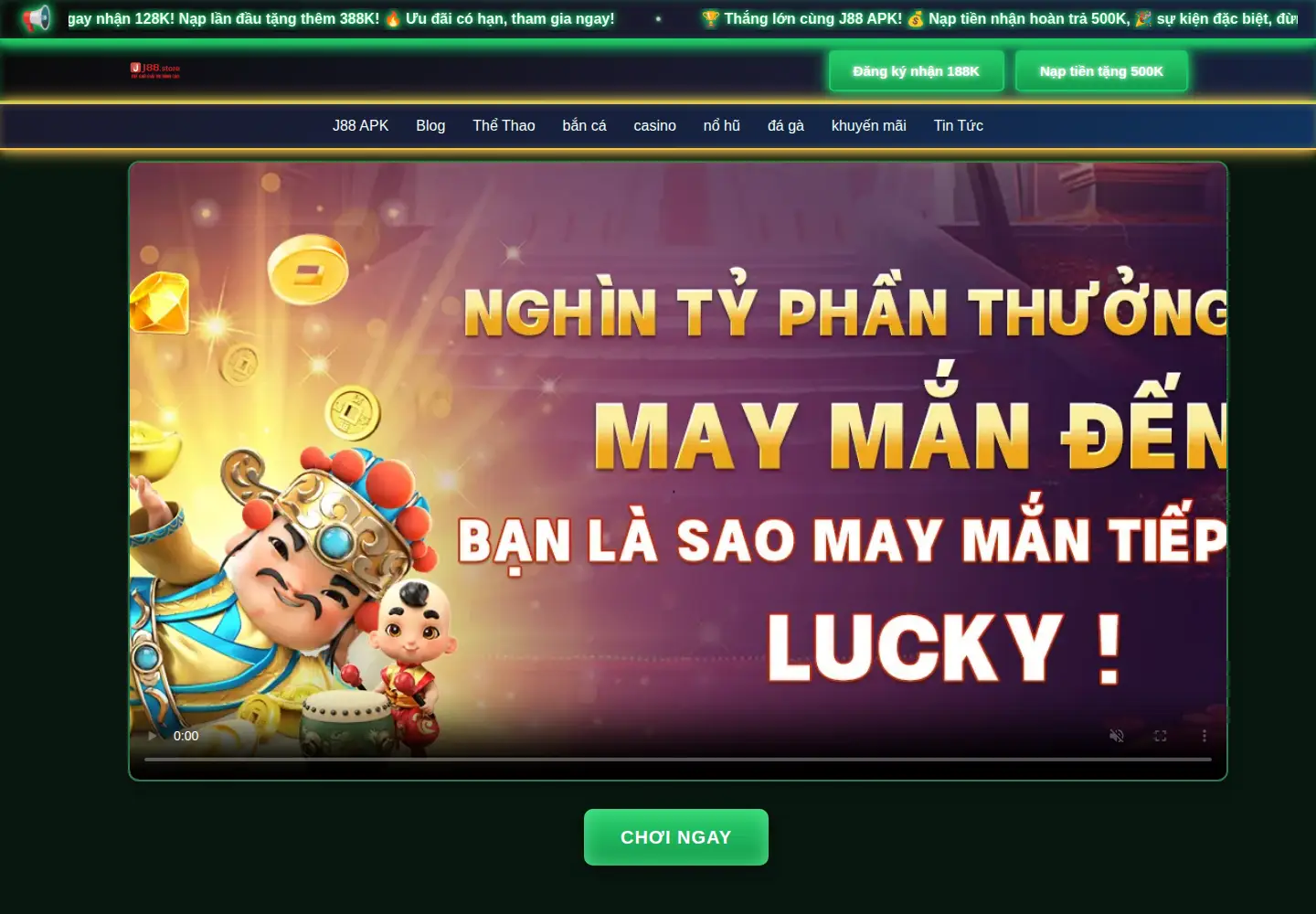 Screenshot of j88link.com