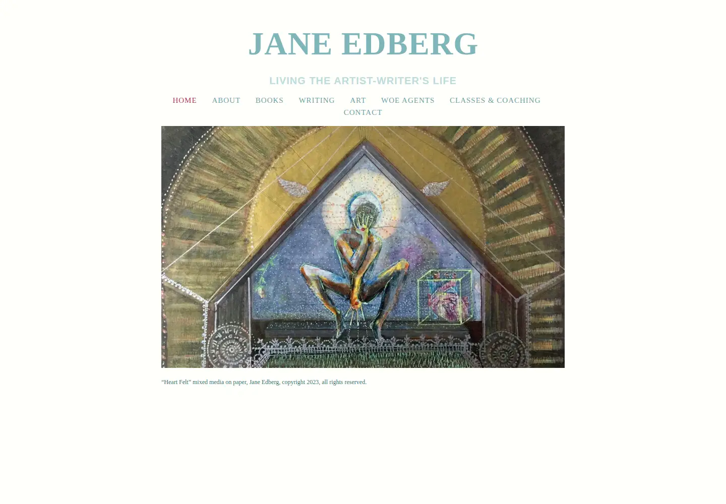 Screenshot of janeedberg.com