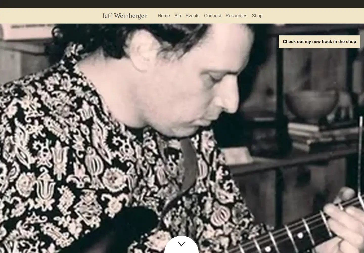Screenshot of jeffreyweinberger.com