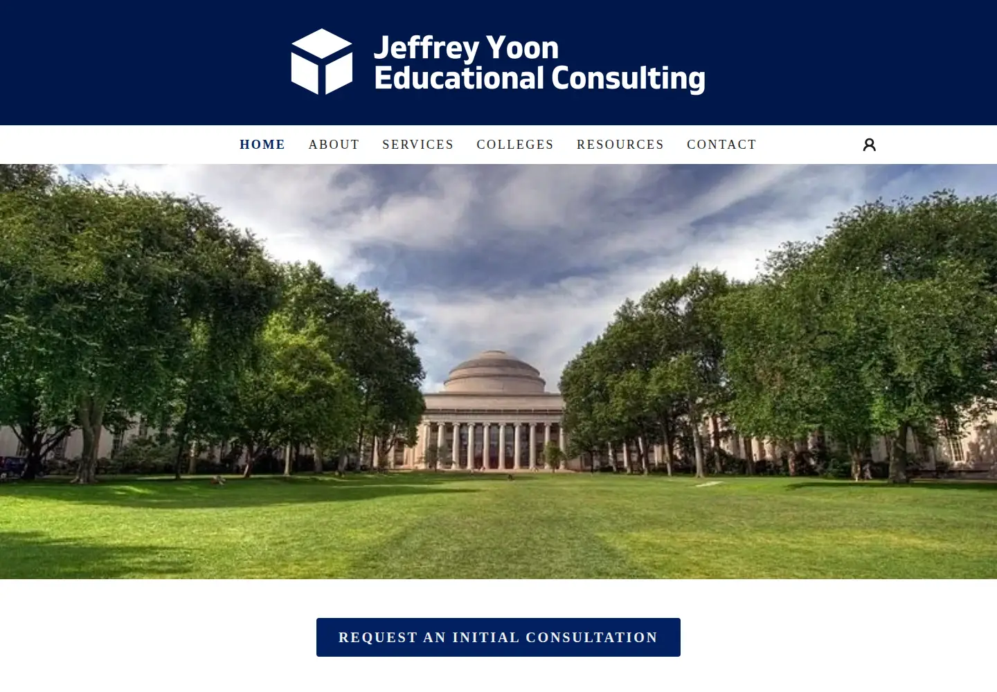 Screenshot of jeffreyyoon.com