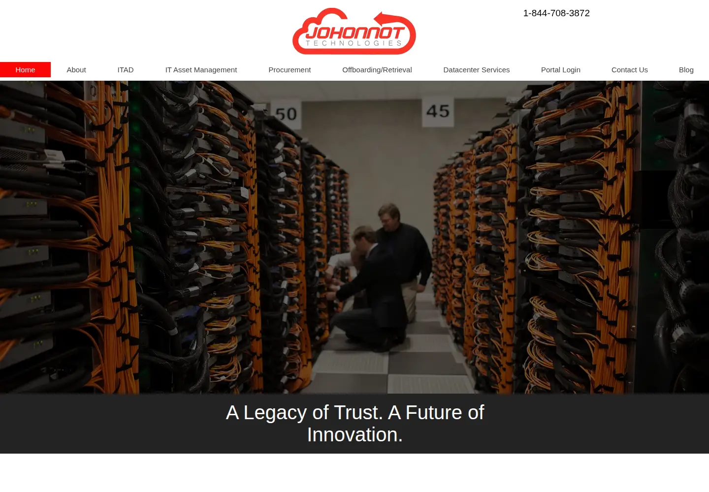 Screenshot of johonnottechnologies.com