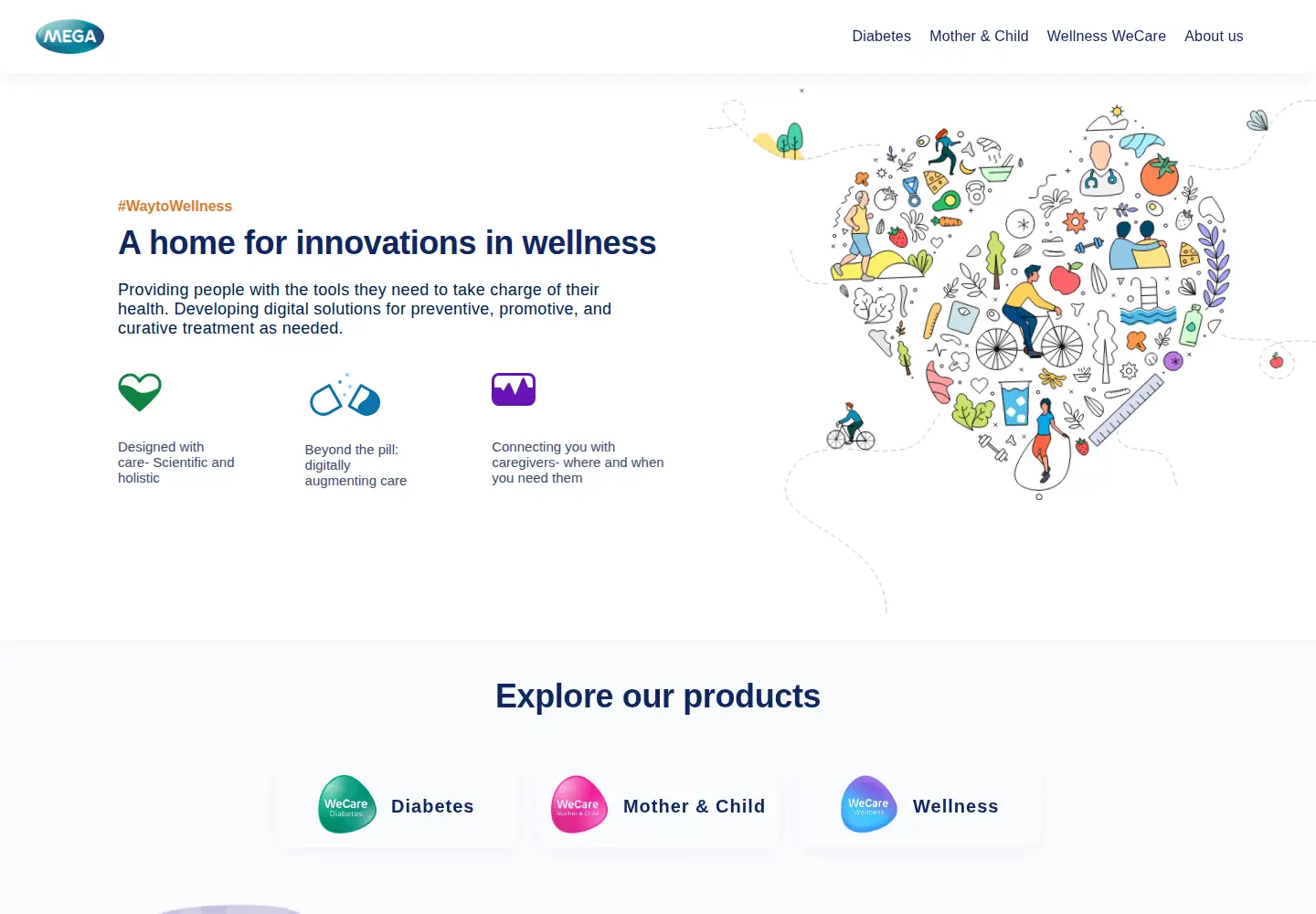 Screenshot of joinwecare.com