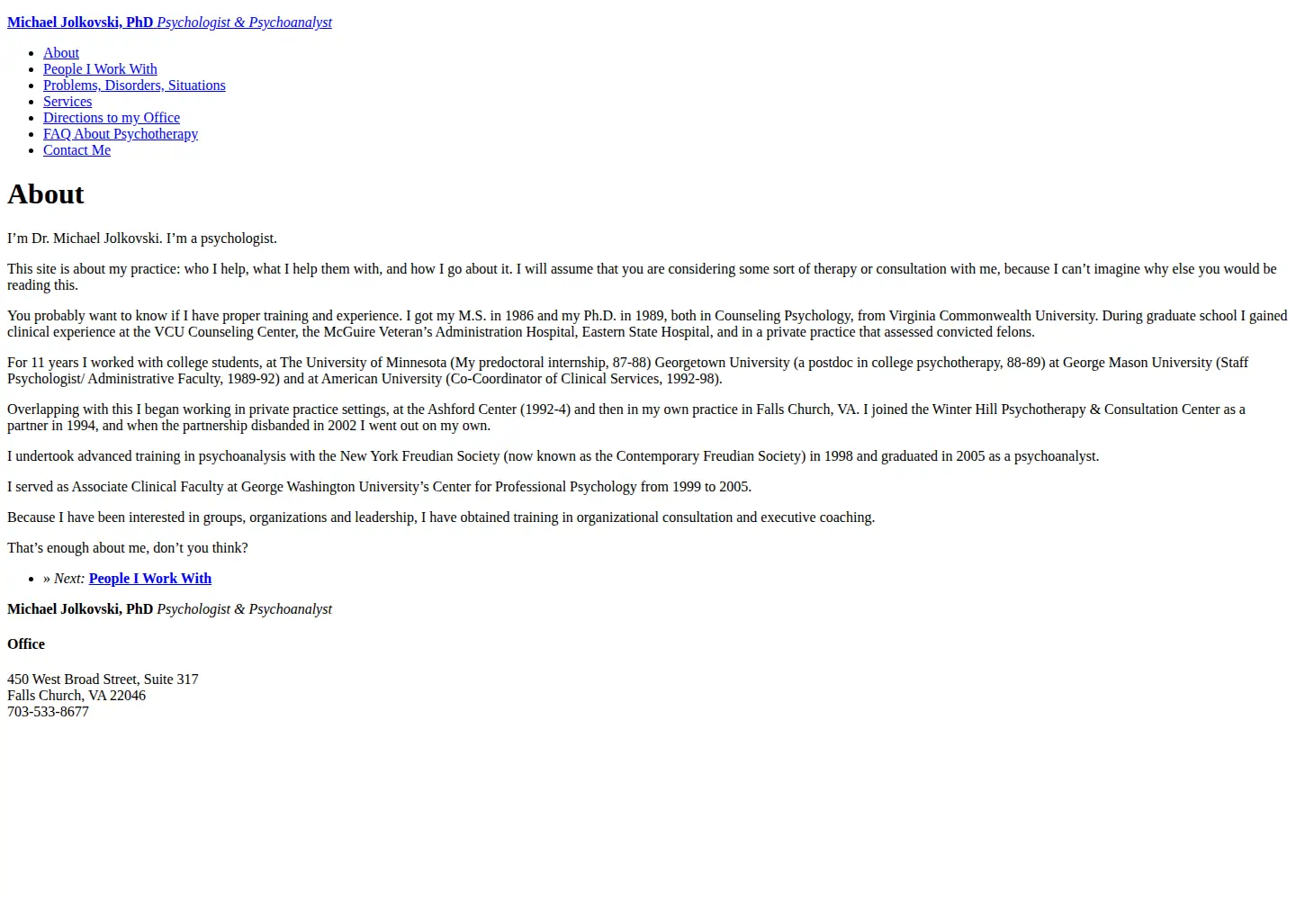 Screenshot of jolkovski.com