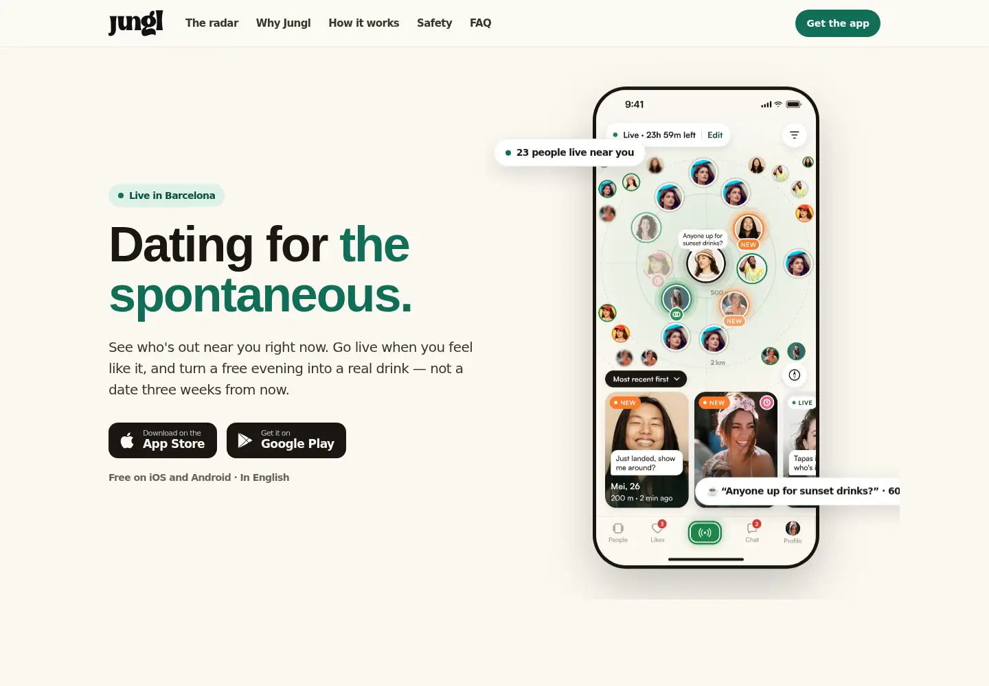 Screenshot of jungl-dating.com