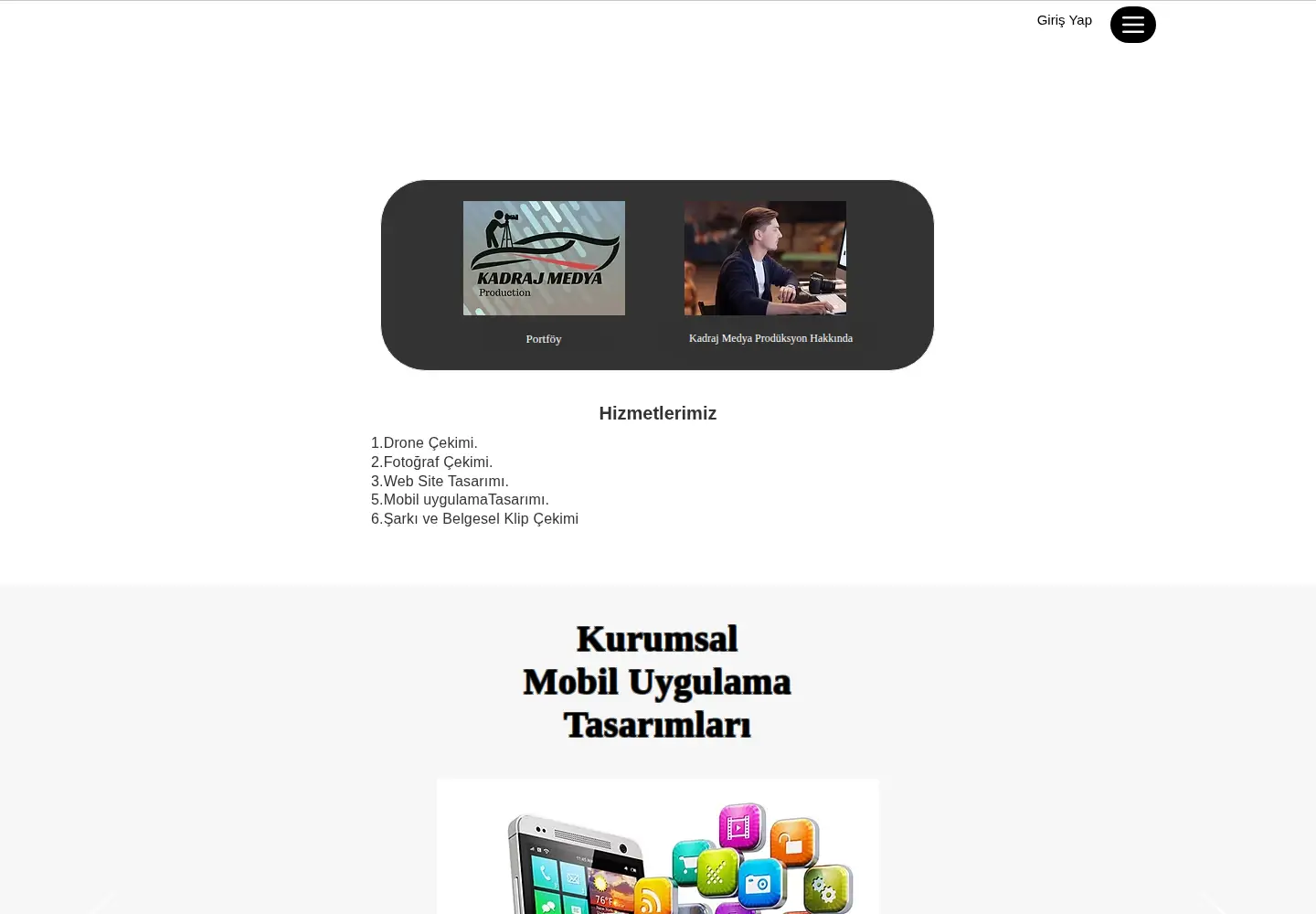 Screenshot of kadrajmedyam.com