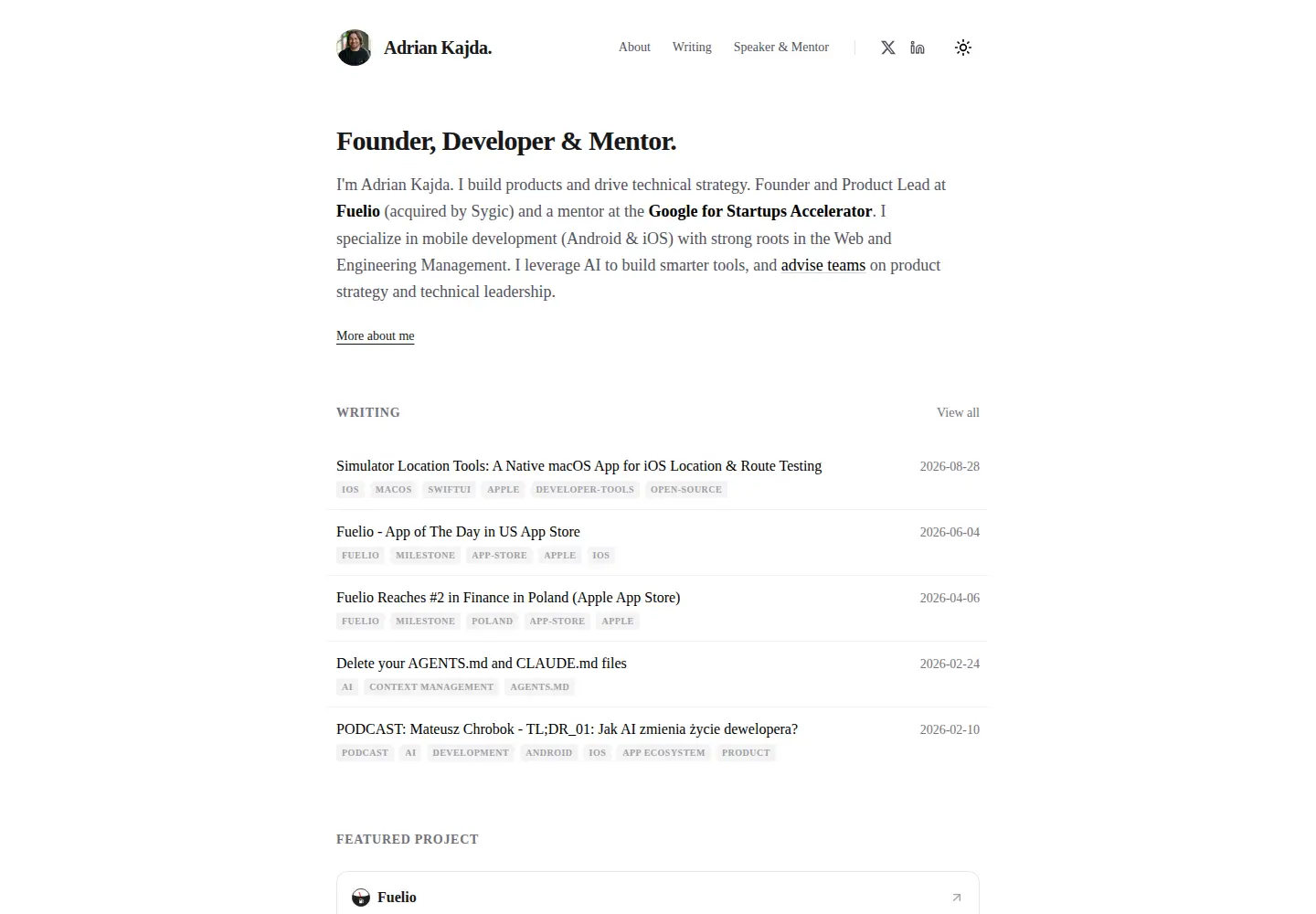 Screenshot of kajda.com