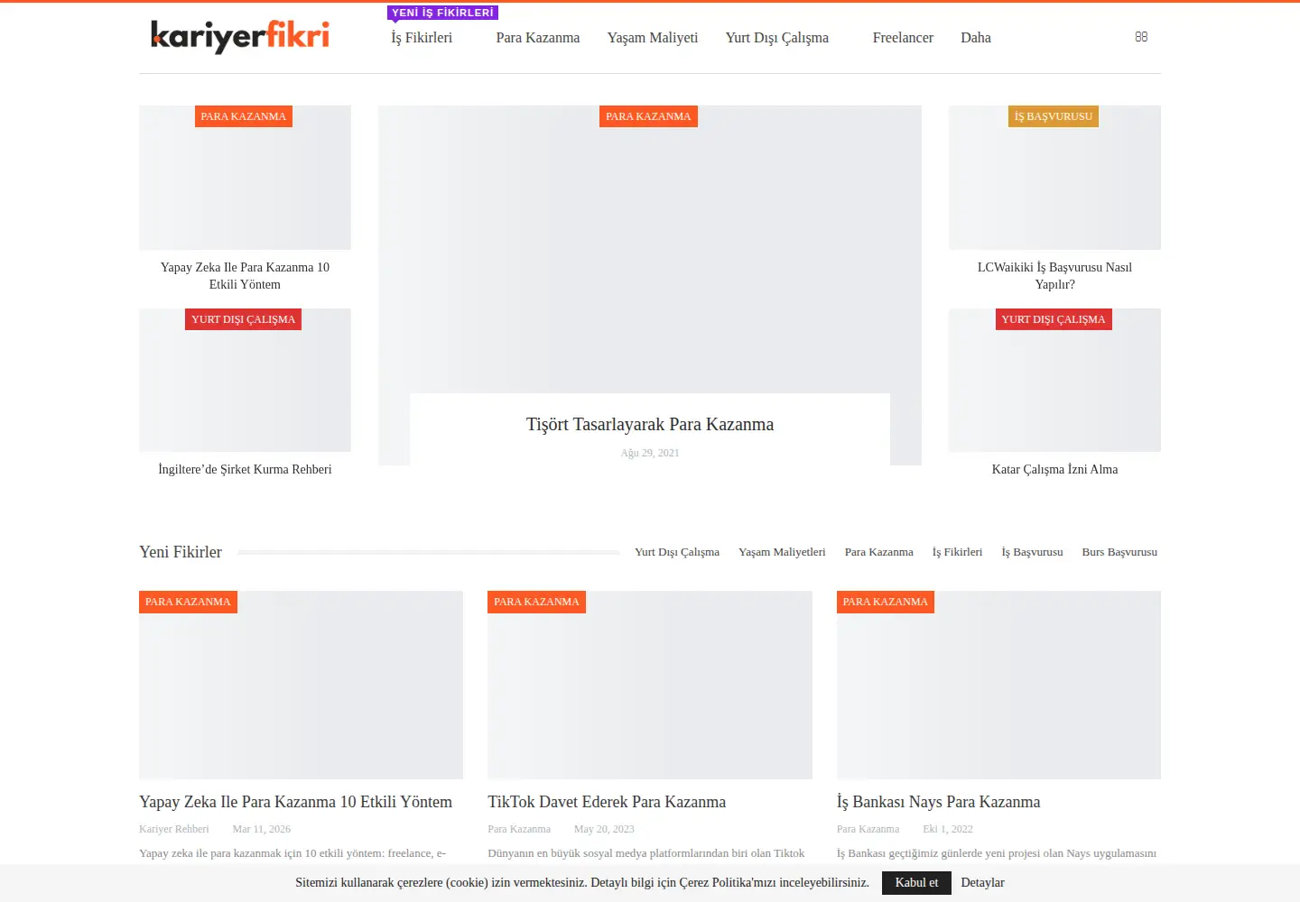 Screenshot of kariyerfikri.com