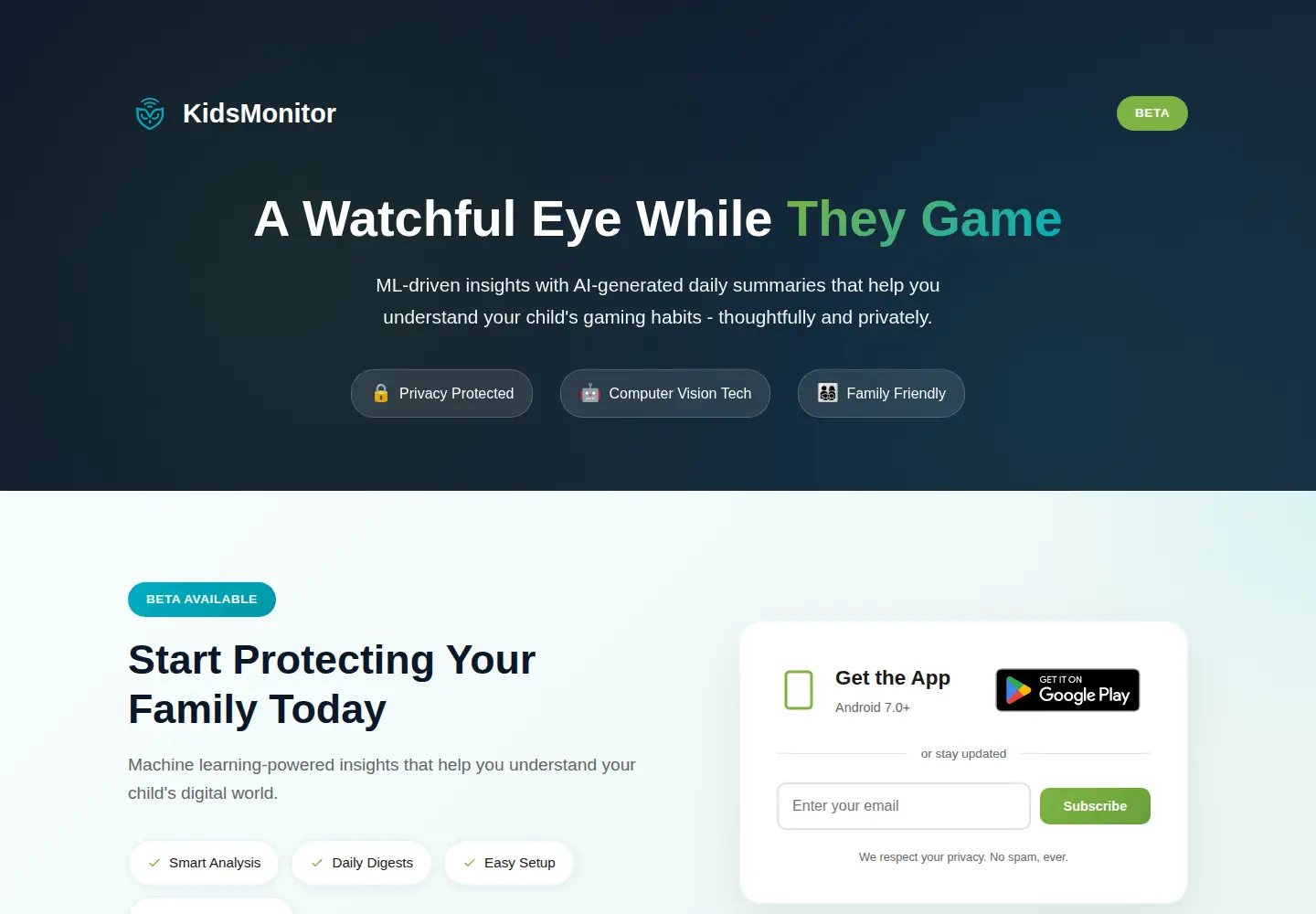 Screenshot of kdmonitor.com