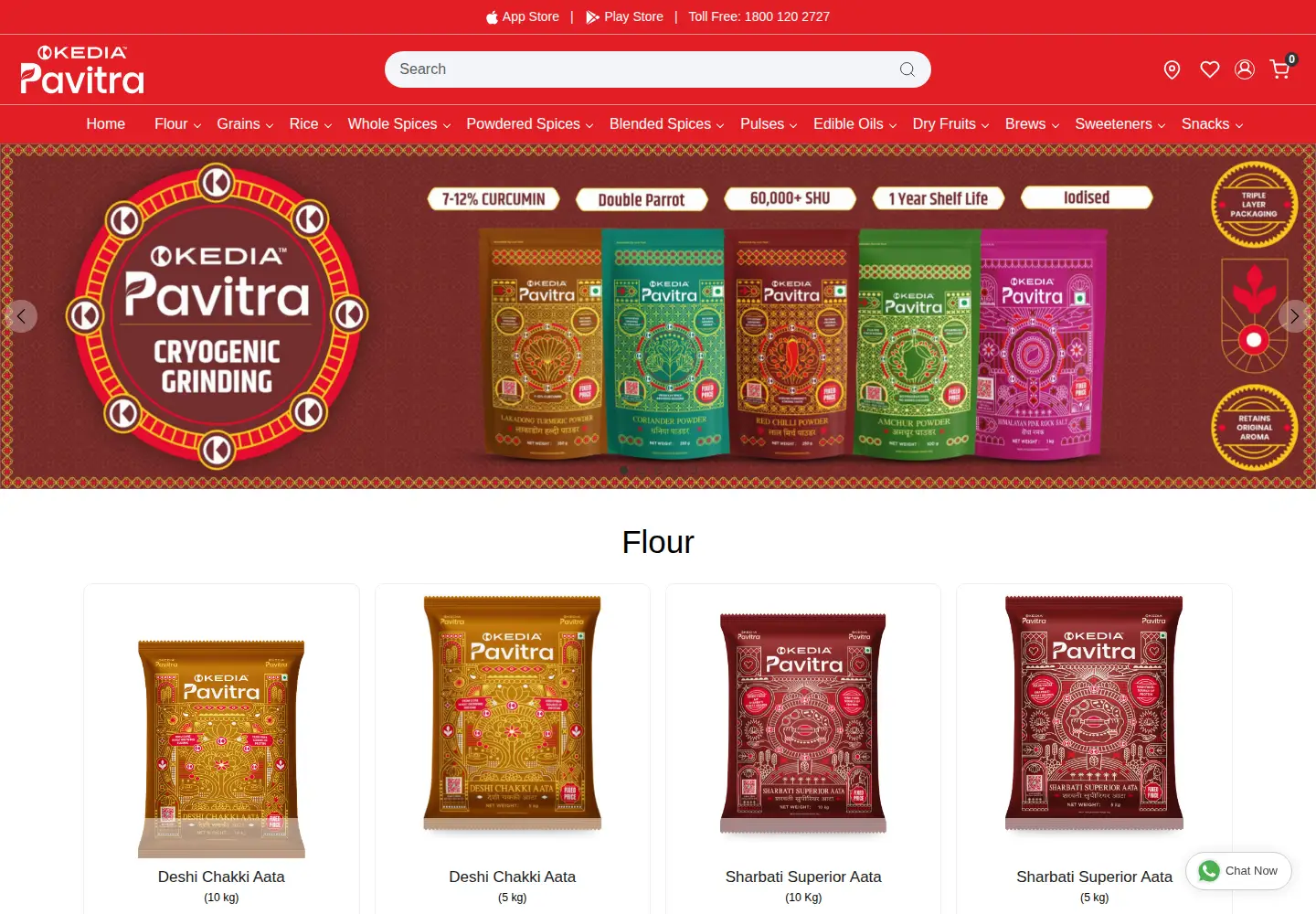 Screenshot of kediapavitra.com