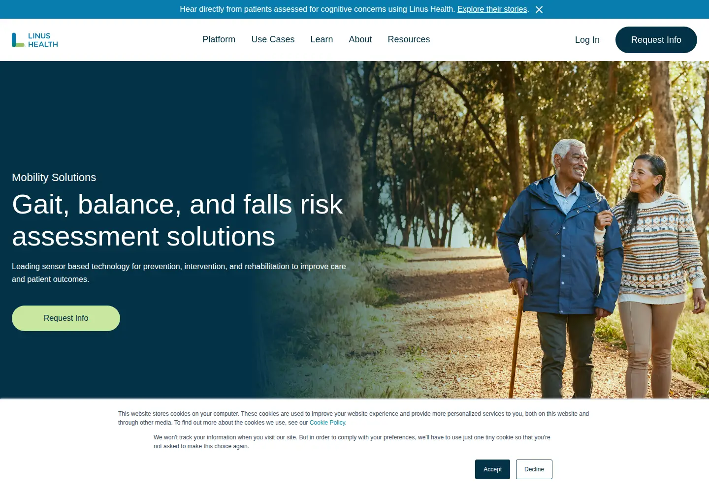Screenshot of kinesishealthtech.com