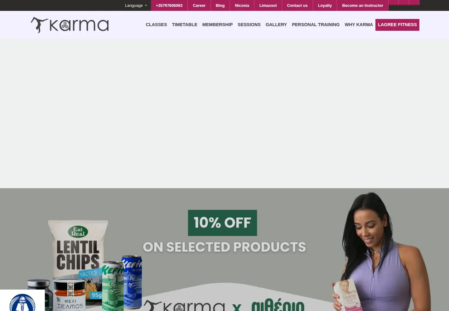 Screenshot of klkarma.com