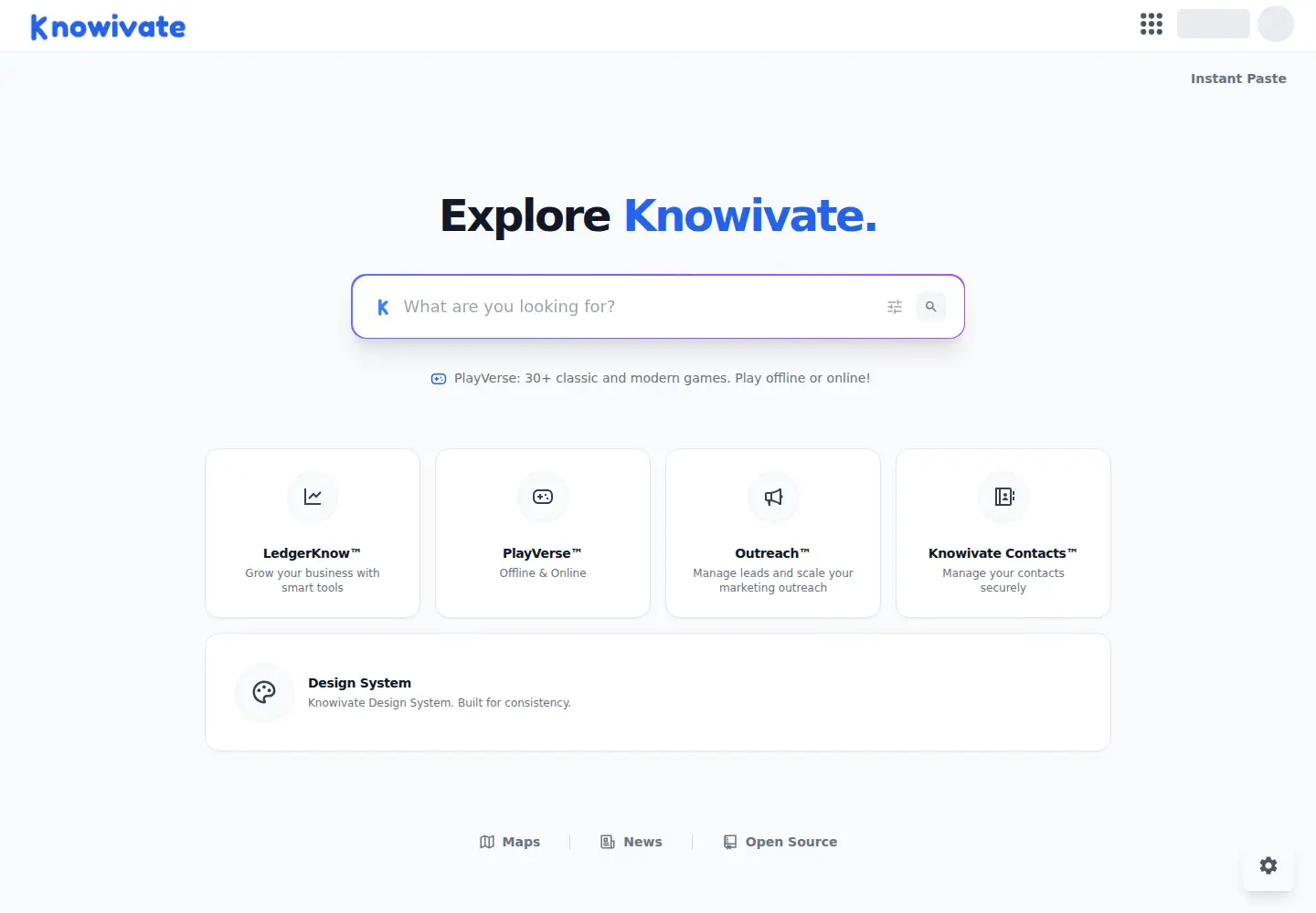Captured homepage of knowivate.com in the current scan