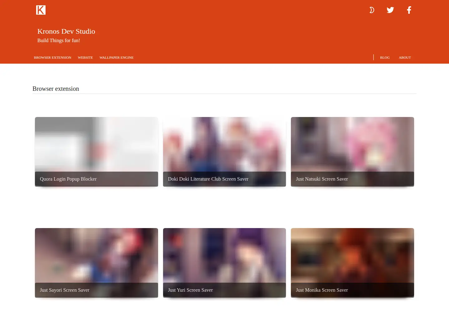 Screenshot of kronosdevstudio.com