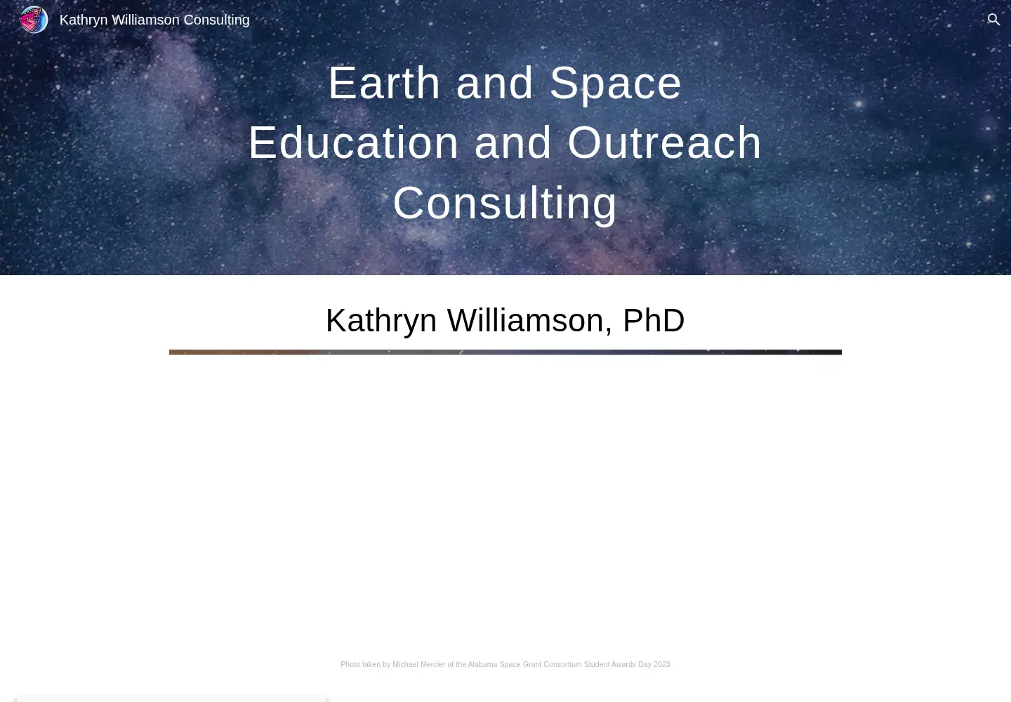 Screenshot of kwilliamsonconsulting.com