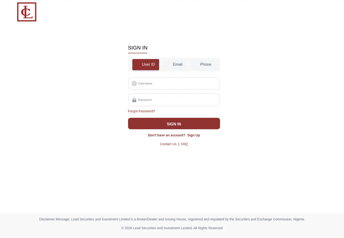 Screenshot of leadtraderng.com