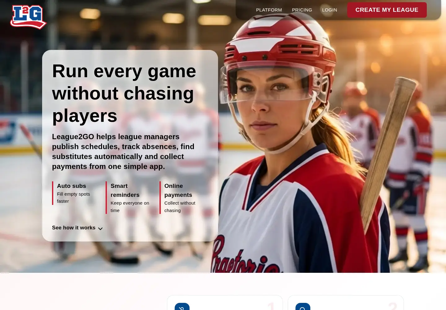 Captured homepage of league2go.com in the current scan