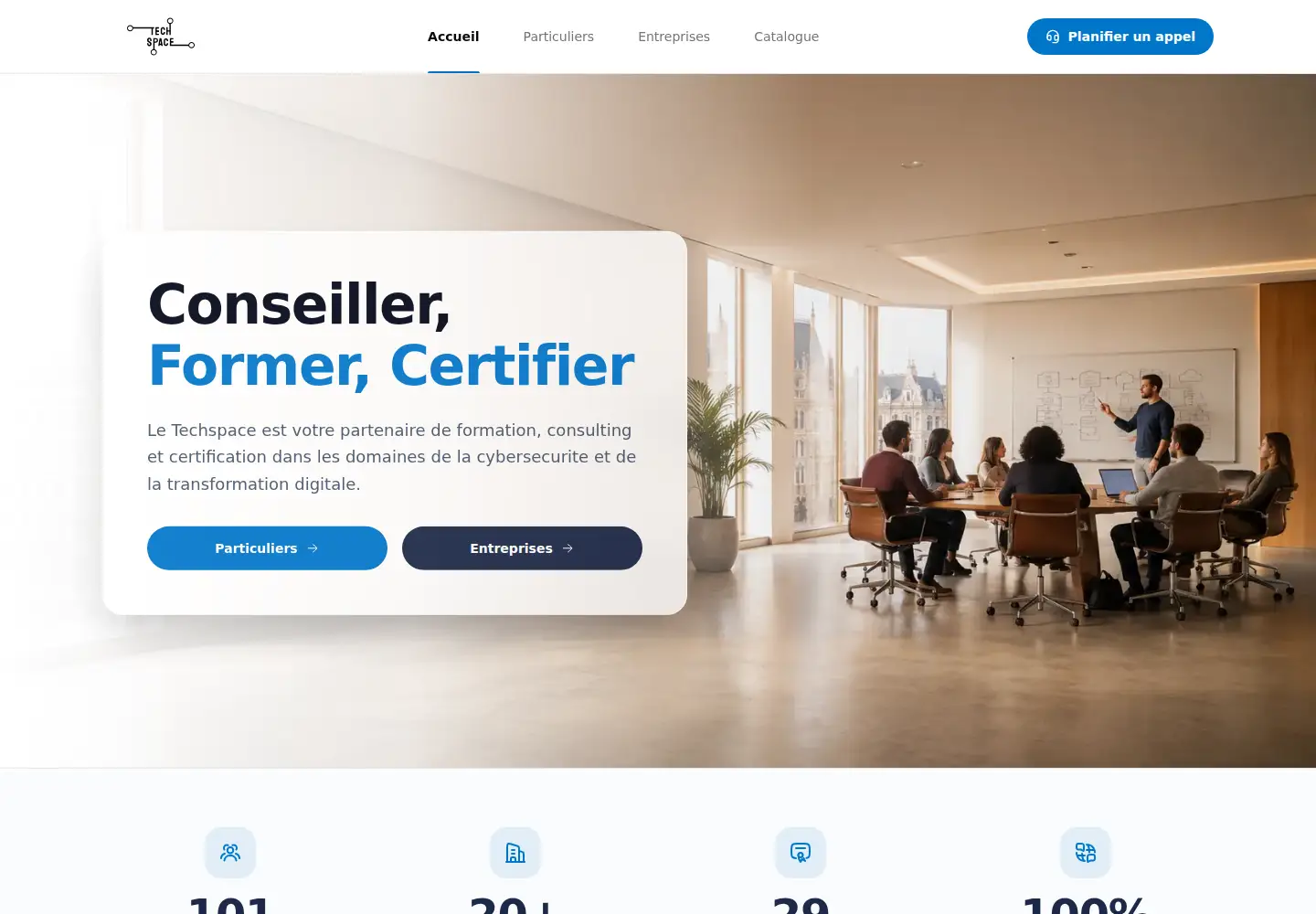 Screenshot of letechspace.com