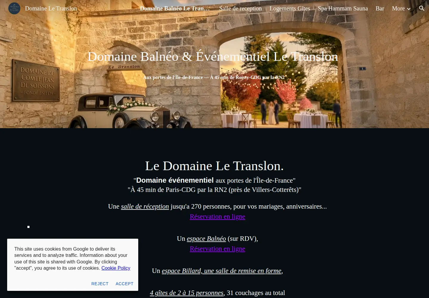Screenshot of letranslon.com