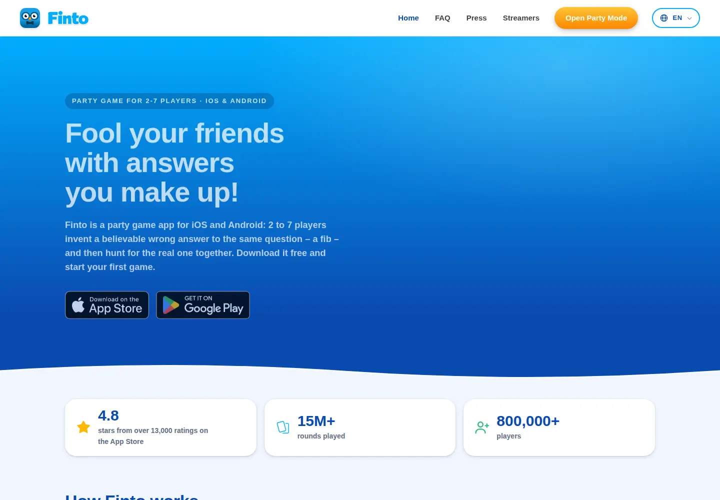 Captured homepage of letsplayfinto.com in the current scan
