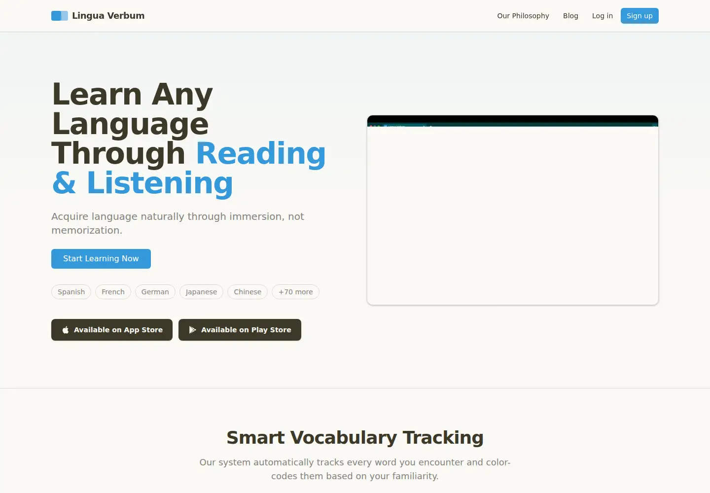 Screenshot of linguaverbum.com