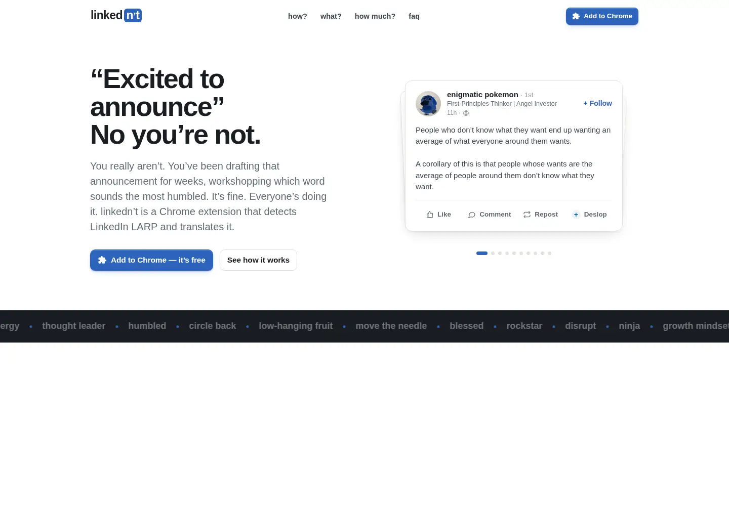Screenshot of linkednt.com