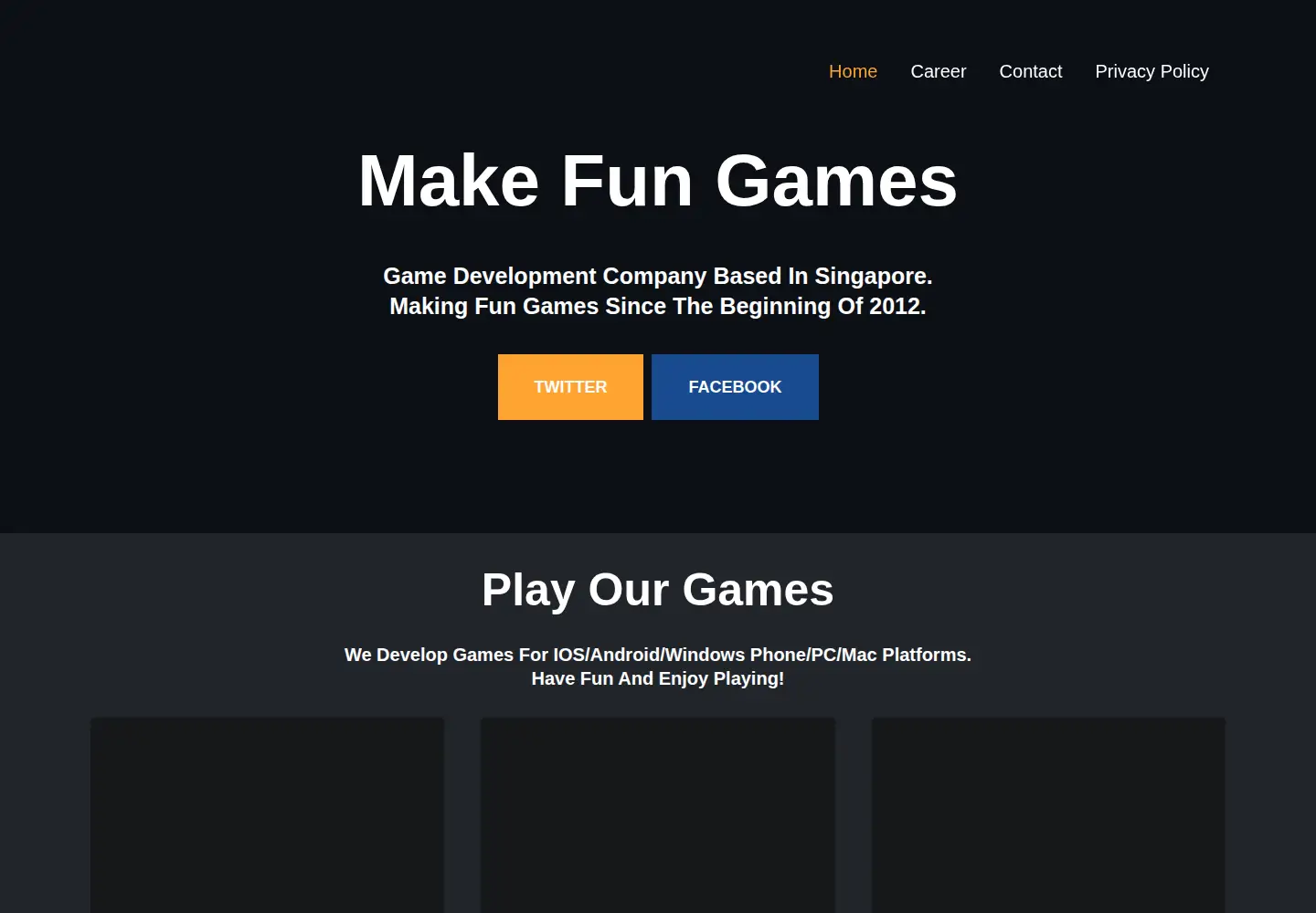 Screenshot of luandungames.com