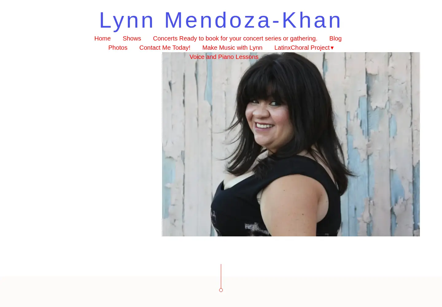 Screenshot of lynnmendozakhan.com