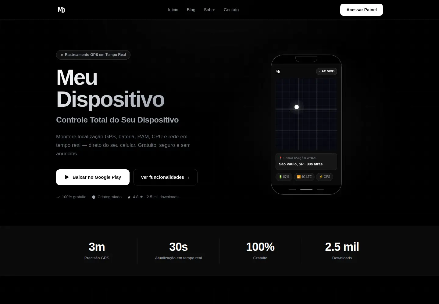 Screenshot of meudispositivo.com