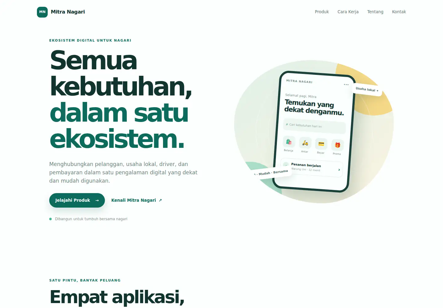 Screenshot of mitranagari.com
