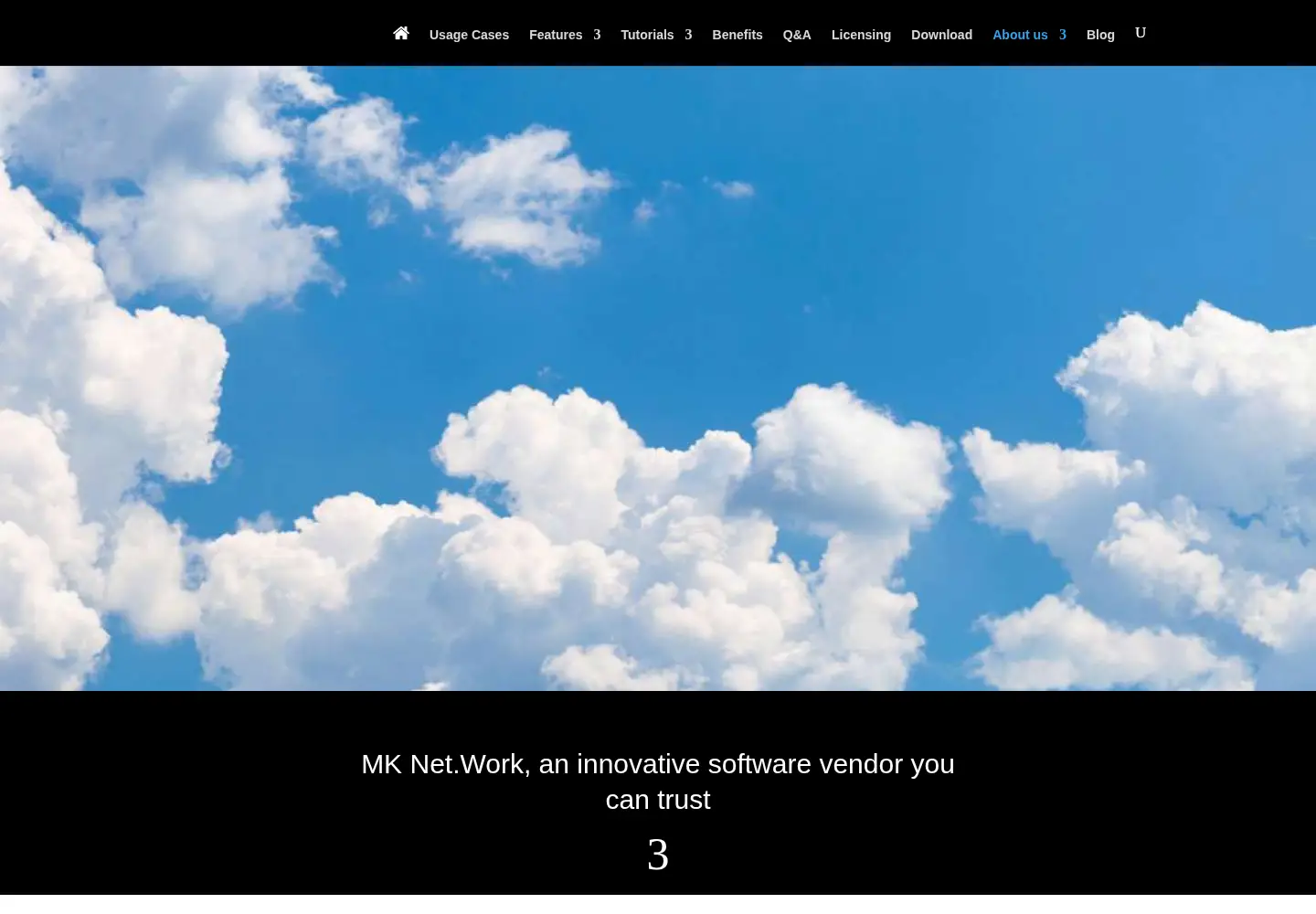 Captured homepage of mk-net-work.com in the current scan