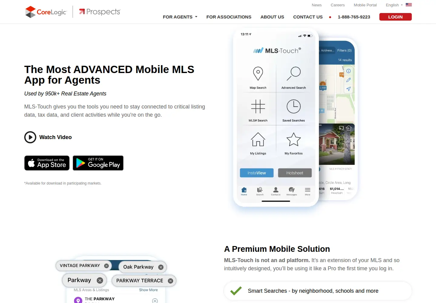 Screenshot of mls-touch.com