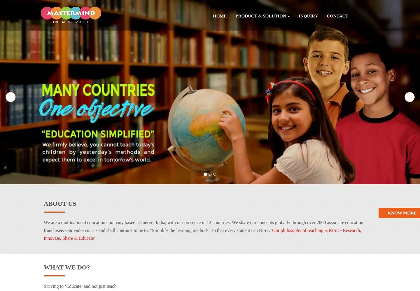 Captured homepage of mmtpl.com in the current scan