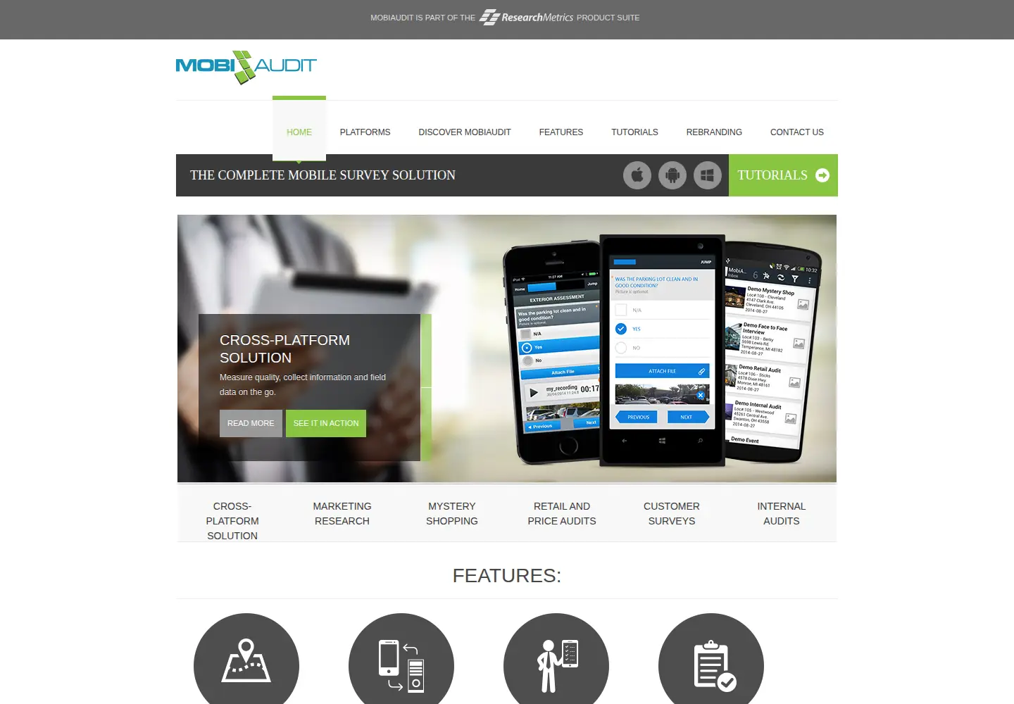 Screenshot of mobiaudit.com