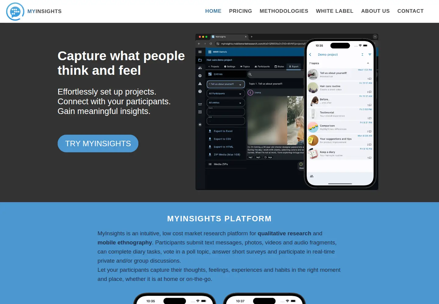 Screenshot of mobilemarketresearch.com
