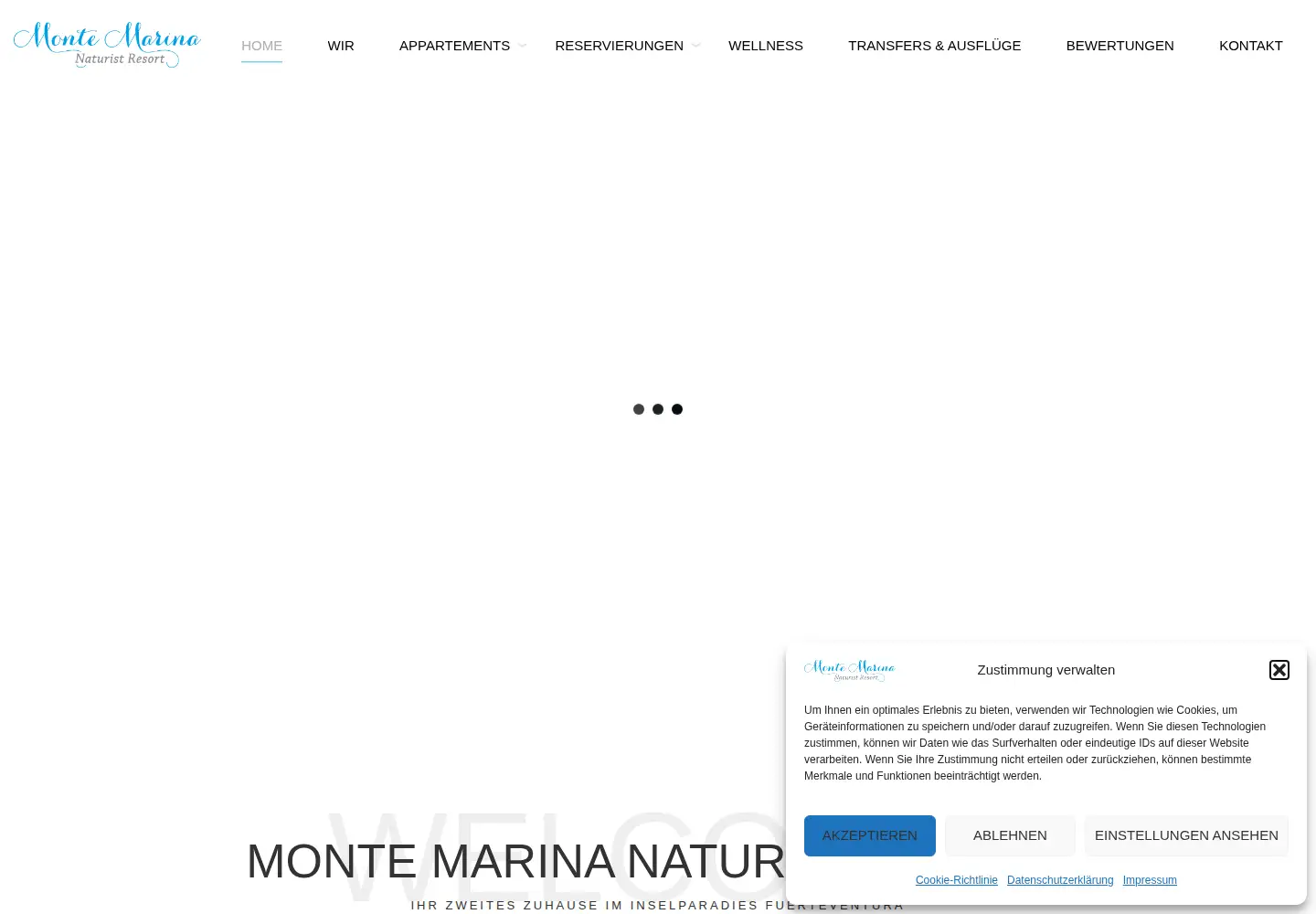 Screenshot of monte-marina-naturist.com