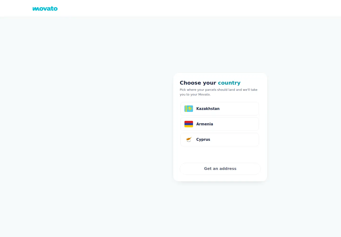 Screenshot of movato.com