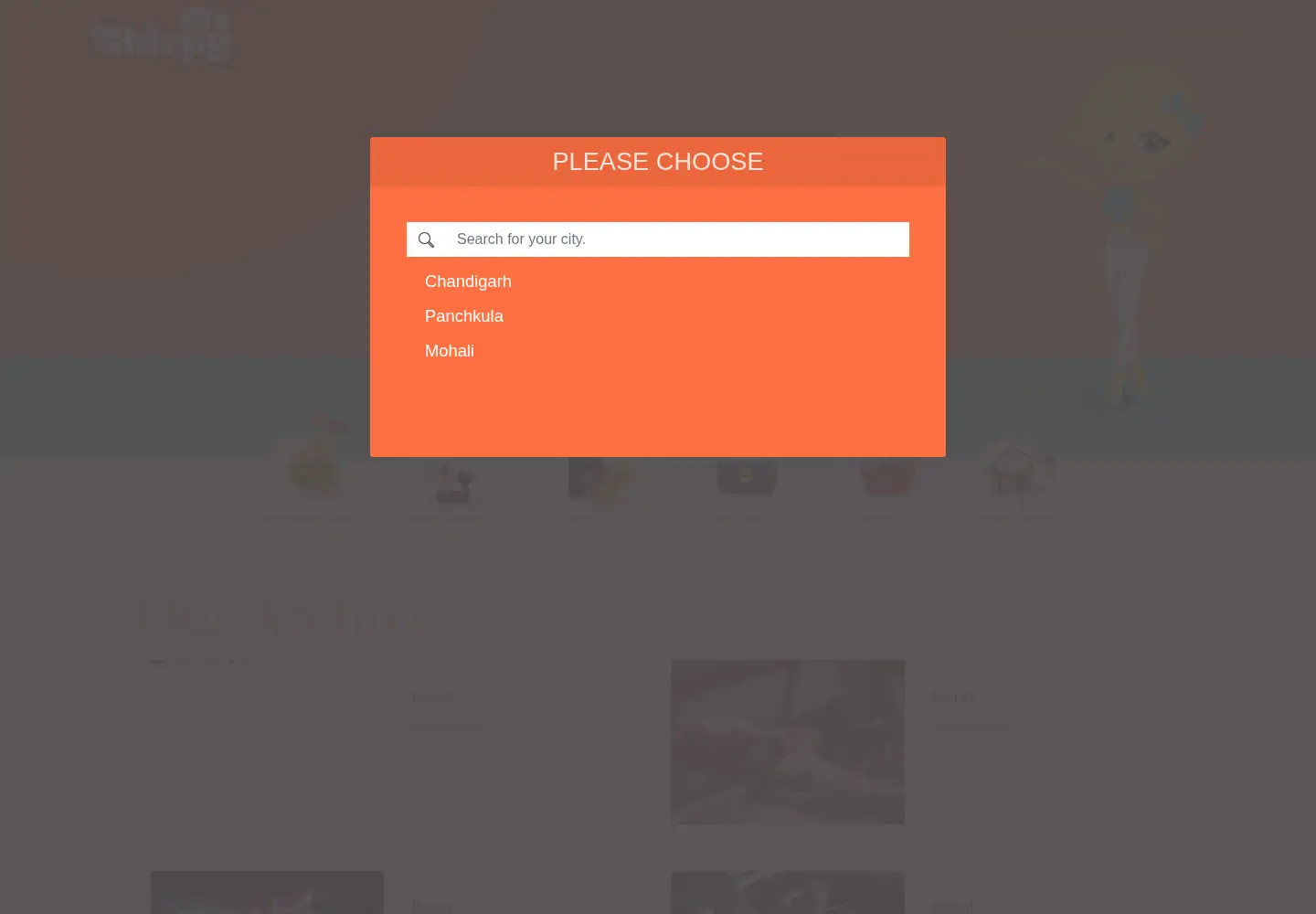 Captured homepage of mschirpy.com in the current scan