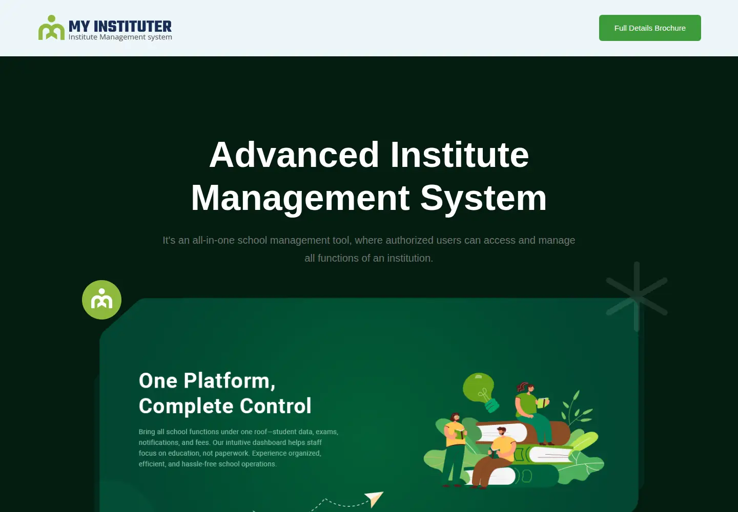 Screenshot of myinstituter.com