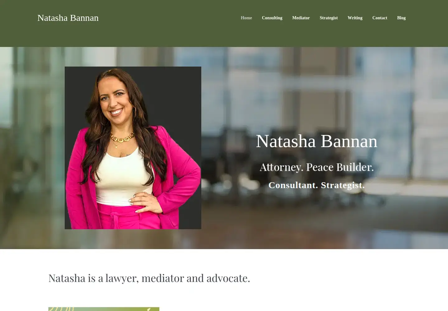 Screenshot of natashabannan.com