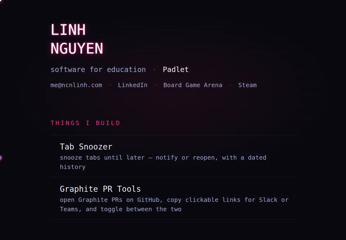 Screenshot of ncnlinh.com