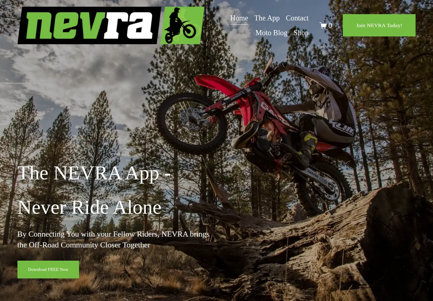Screenshot of nevraapp.com
