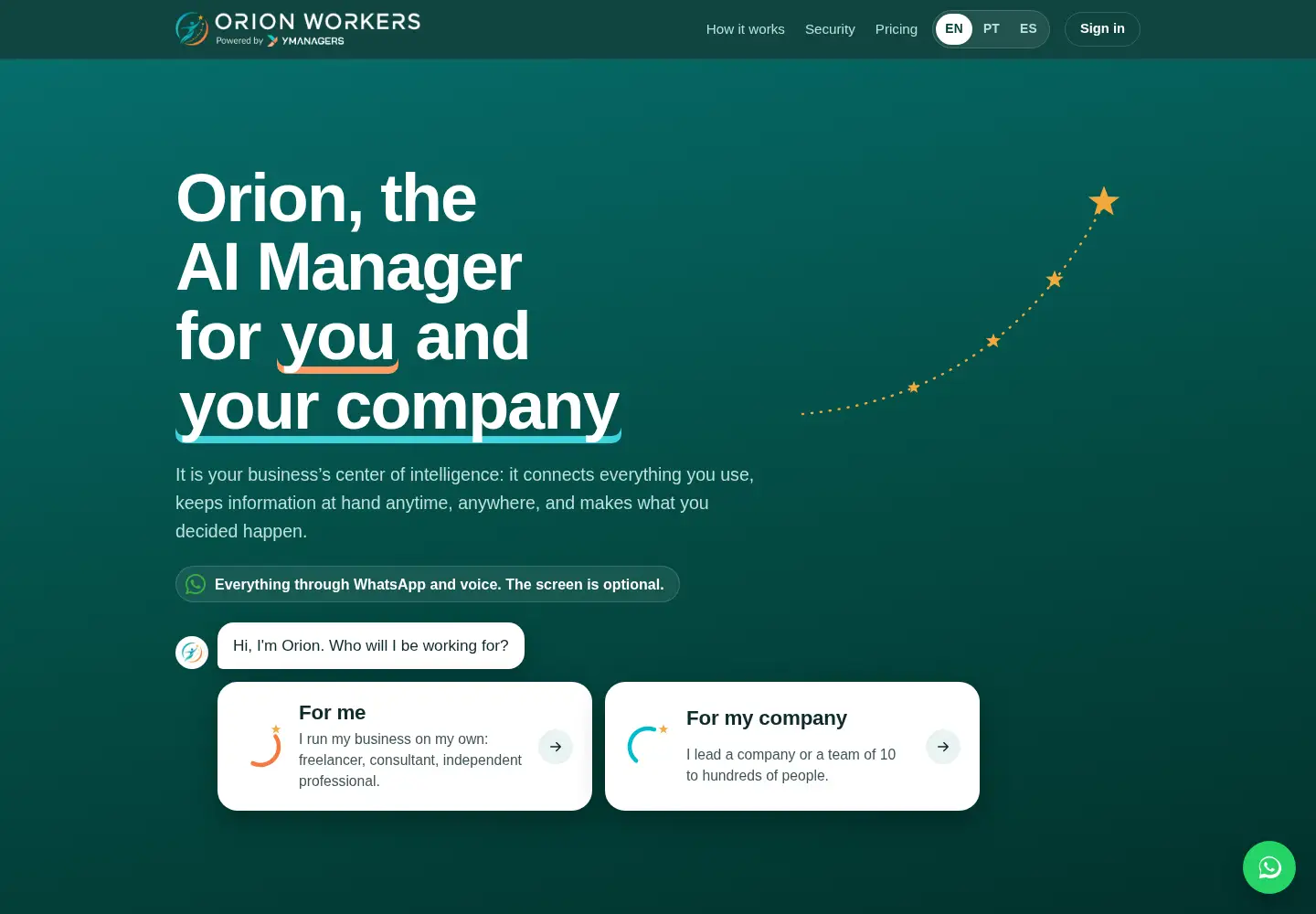 Screenshot of orionworkers.com