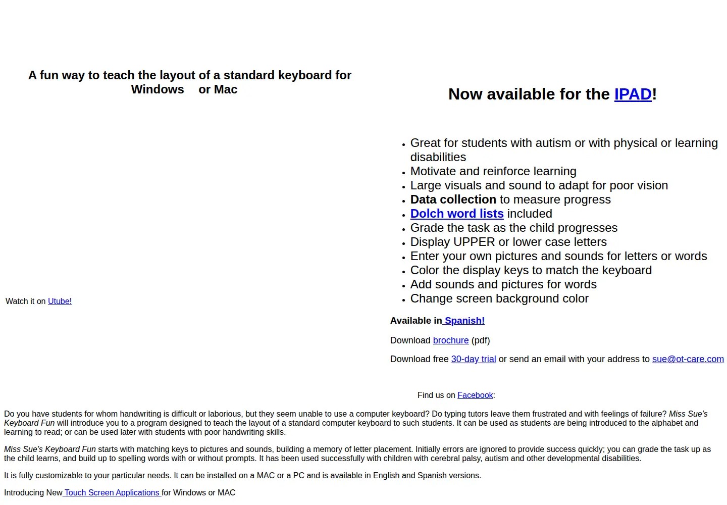 Screenshot of ot-care.com