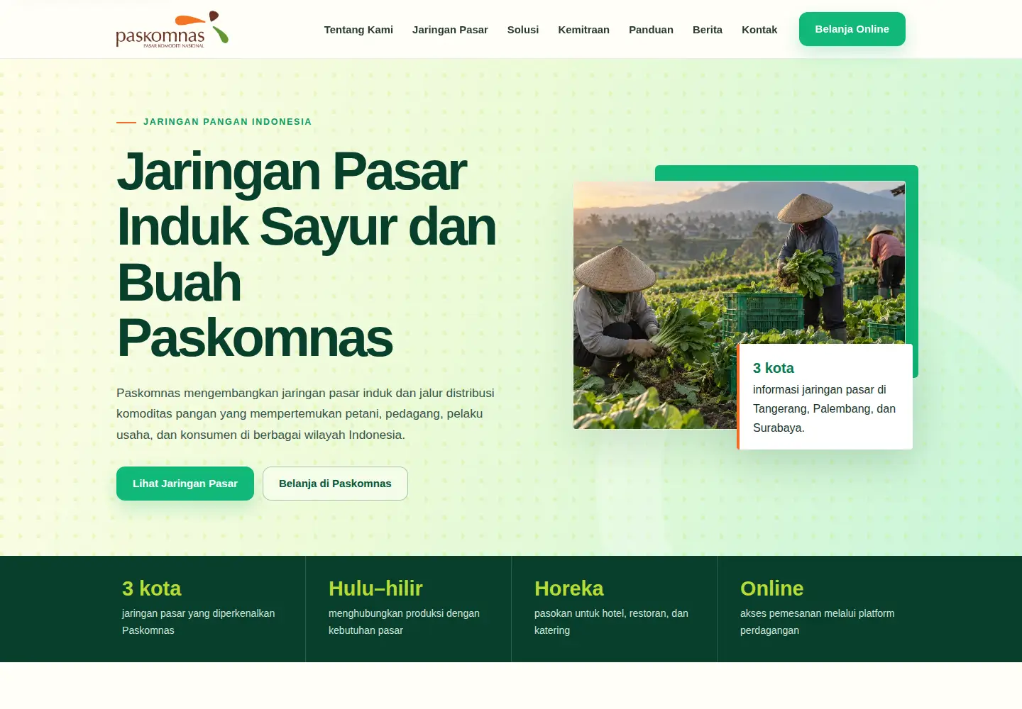 Screenshot of paskomnas.com