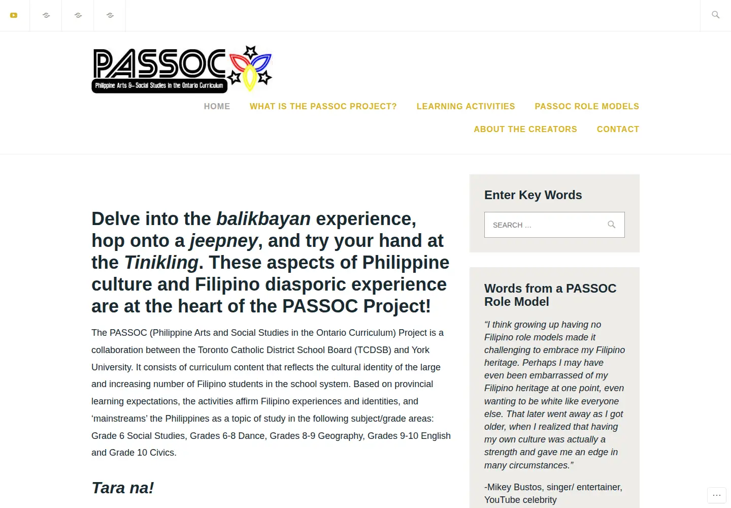 Screenshot of passocproject.com