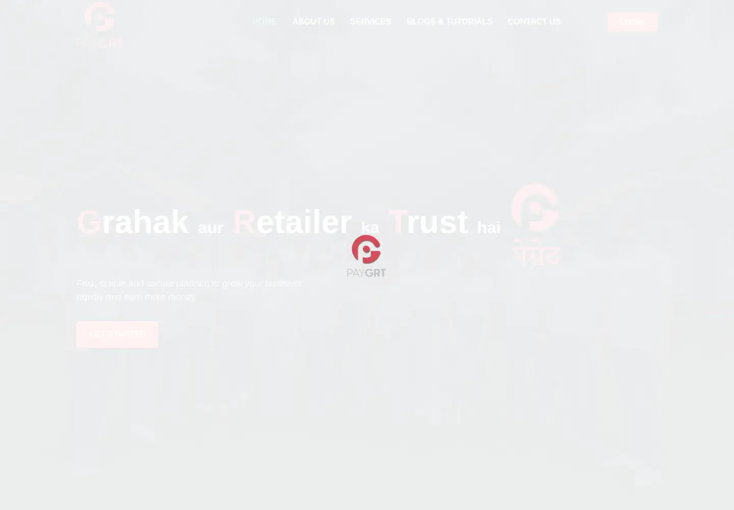 Screenshot of paygrt.com