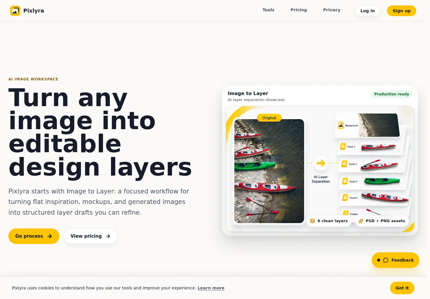 Screenshot of pixlyra.com