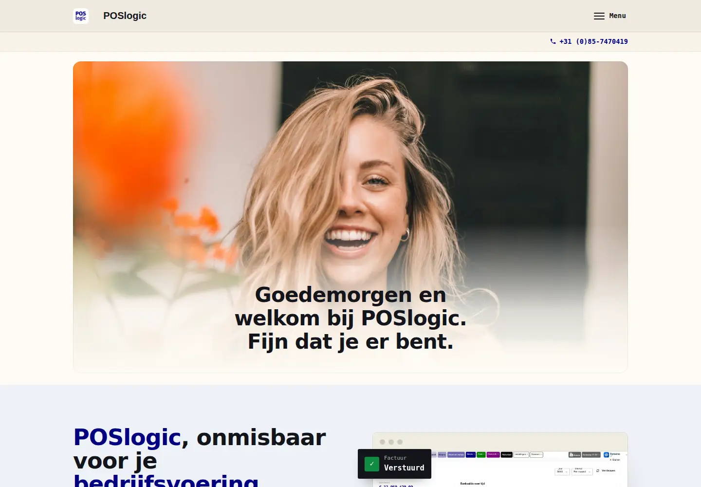 Screenshot of poslogic.com