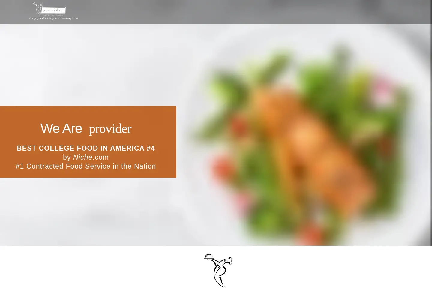 Captured homepage of providerfoodservice.com in the current scan
